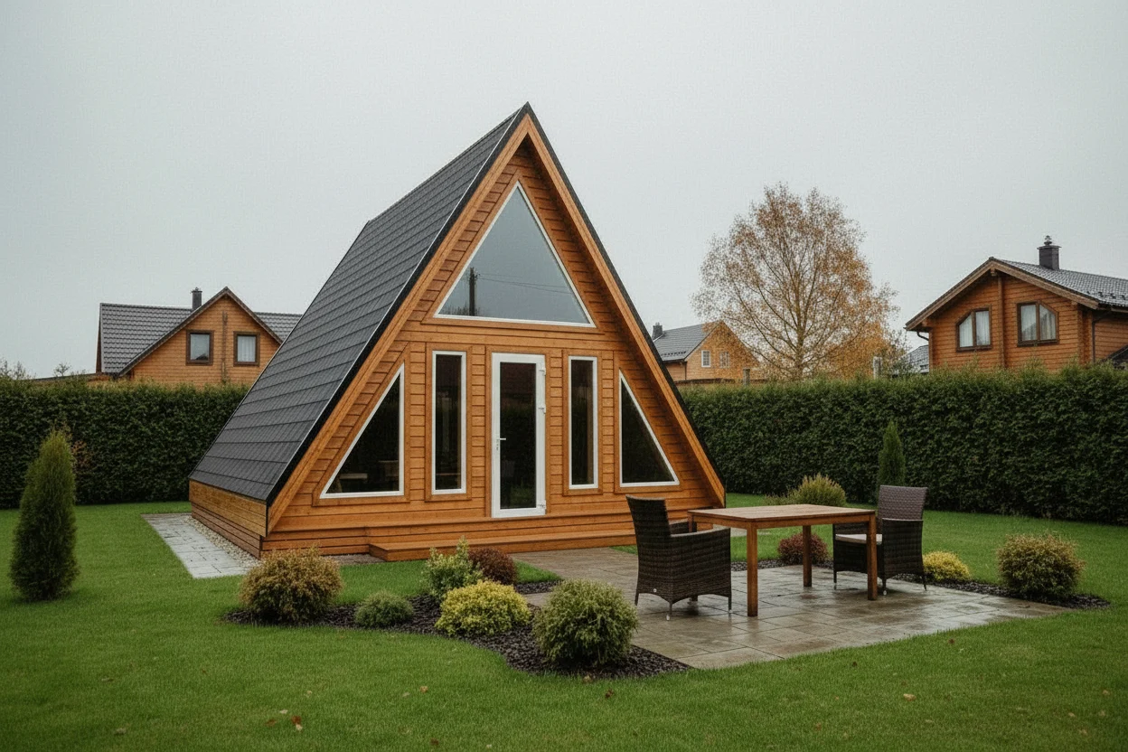 Дом A-Frame «Рощино» — визуализация